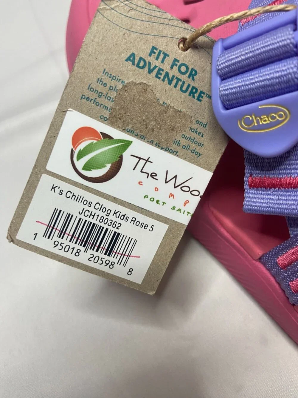 Chaco Chillos Clog Girls Size 5 Rose Pink Water Shoes JCH180362 NWT